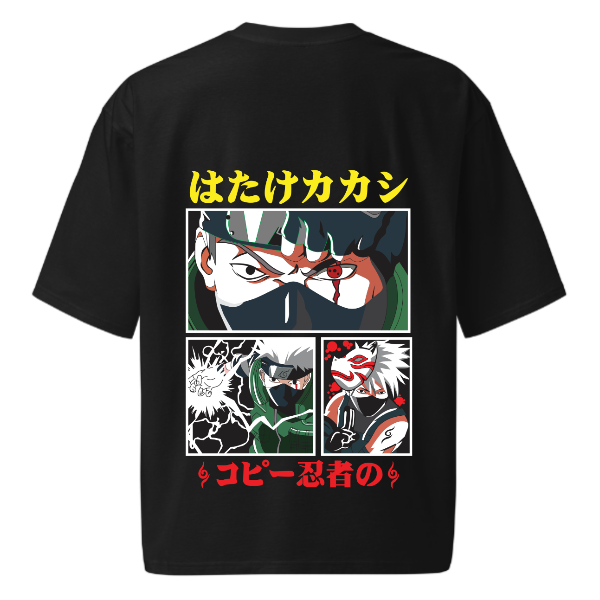 Naruto Kakashi Hatake Sharingan Oversized T-shirt