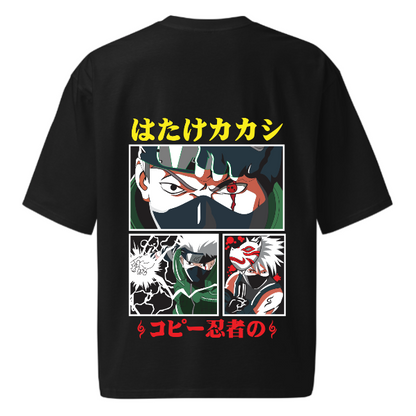 Naruto Kakashi Hatake Sharingan Oversized T-shirt