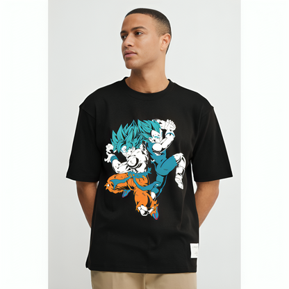 Dragon Ball Z Goku & Vegeta Super Saiyan Oversized T-shirt