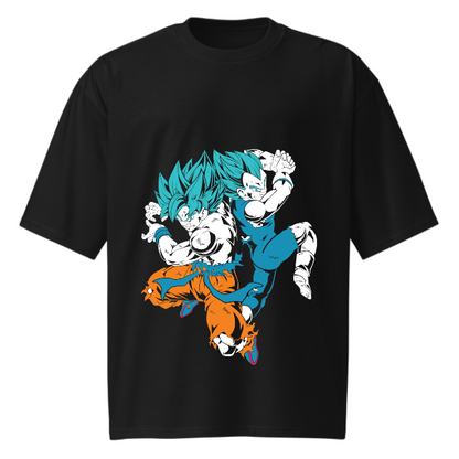 Dragon Ball Z Goku & Vegeta Super Saiyan Oversized T-shirt