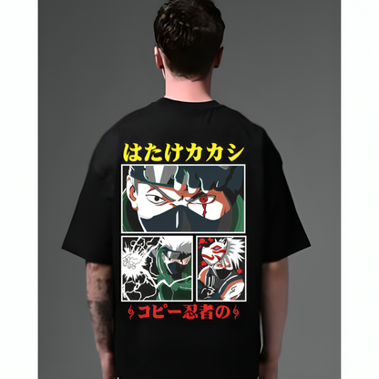 Naruto Kakashi Hatake Sharingan Oversized T-shirt