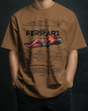 Ferrari F1 car Oversized T-shirt