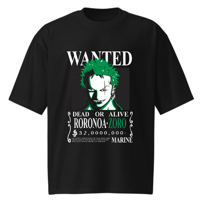 One Piece Zoro Wanted Oversized T-shirt